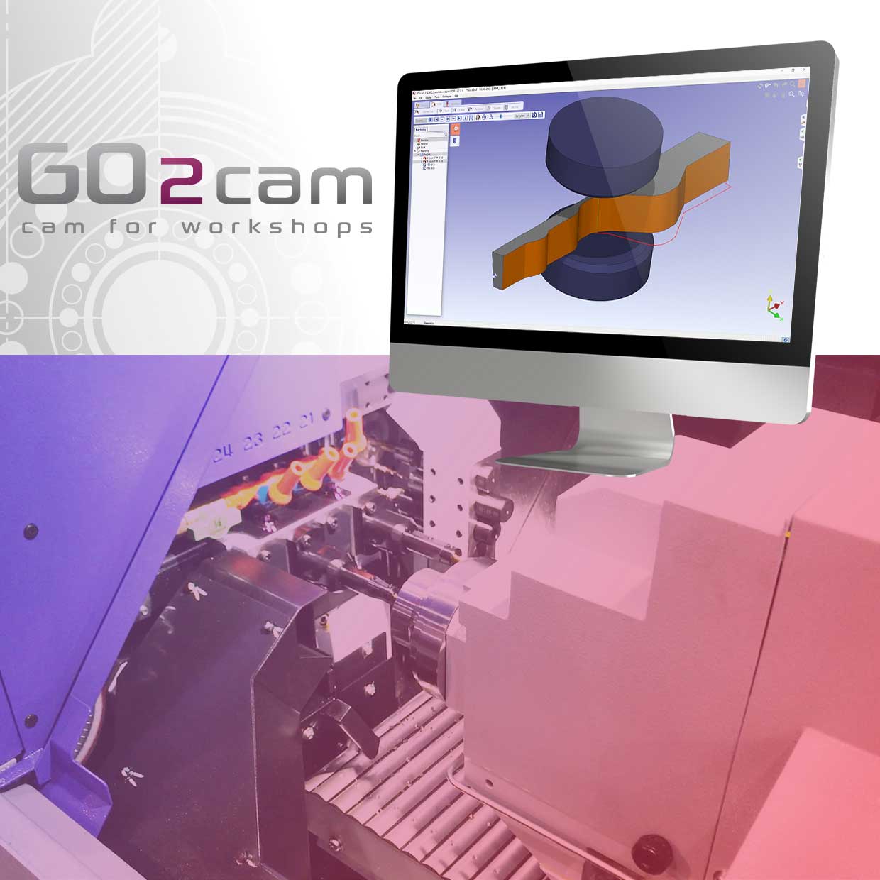 GO2cam Swissturn tool manufacturing